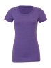 Triblend Crew Neck T-Shirt Kleur Purple Triblend