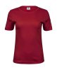 Ladies Interlock T-Shirt Kleur Deep Red
