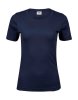 Ladies Interlock T-Shirt Kleur Navy