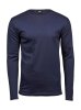 Mens LS Interlock T-Shirt Kleur Navy